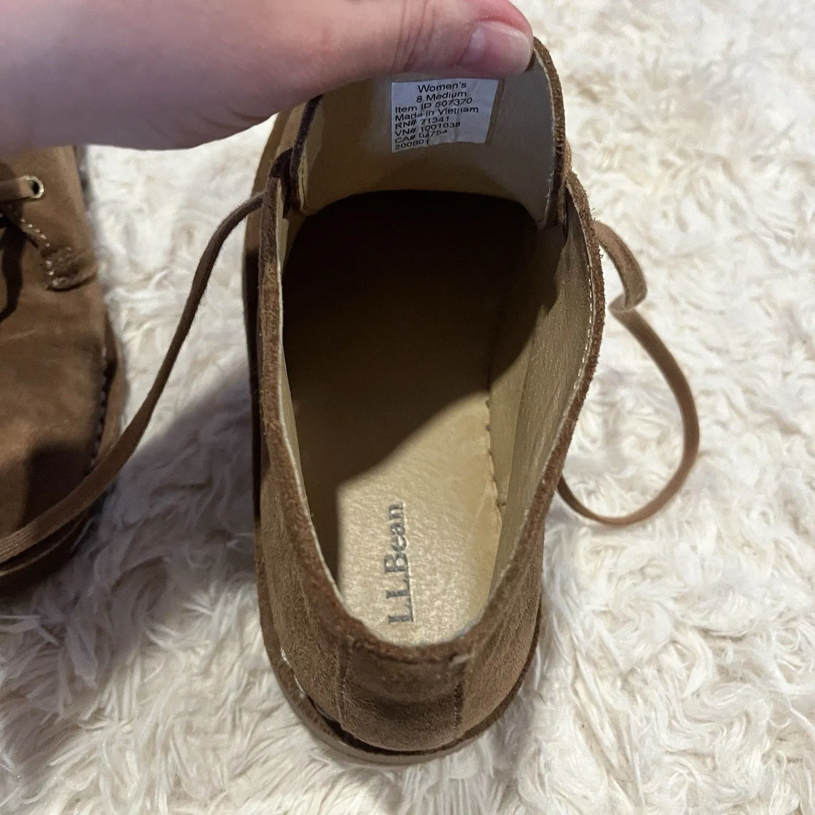 LL Bean Women's Size 8 Stonington Chukka Boots Brown Suede Leather - Image 9