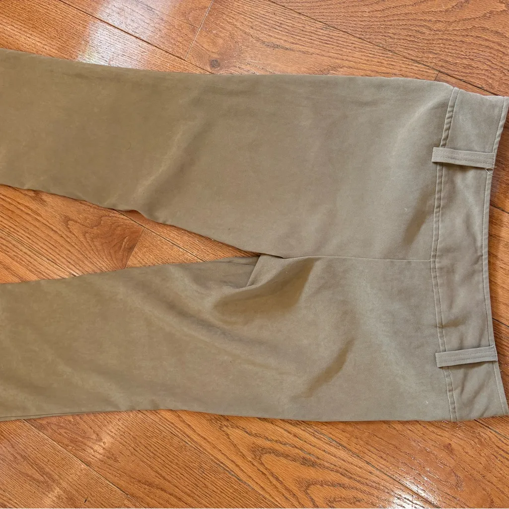 Tracy Evans Tan Faux Suede Stretch Workwear Pants – Juniors 11 Office Casual - Image 4