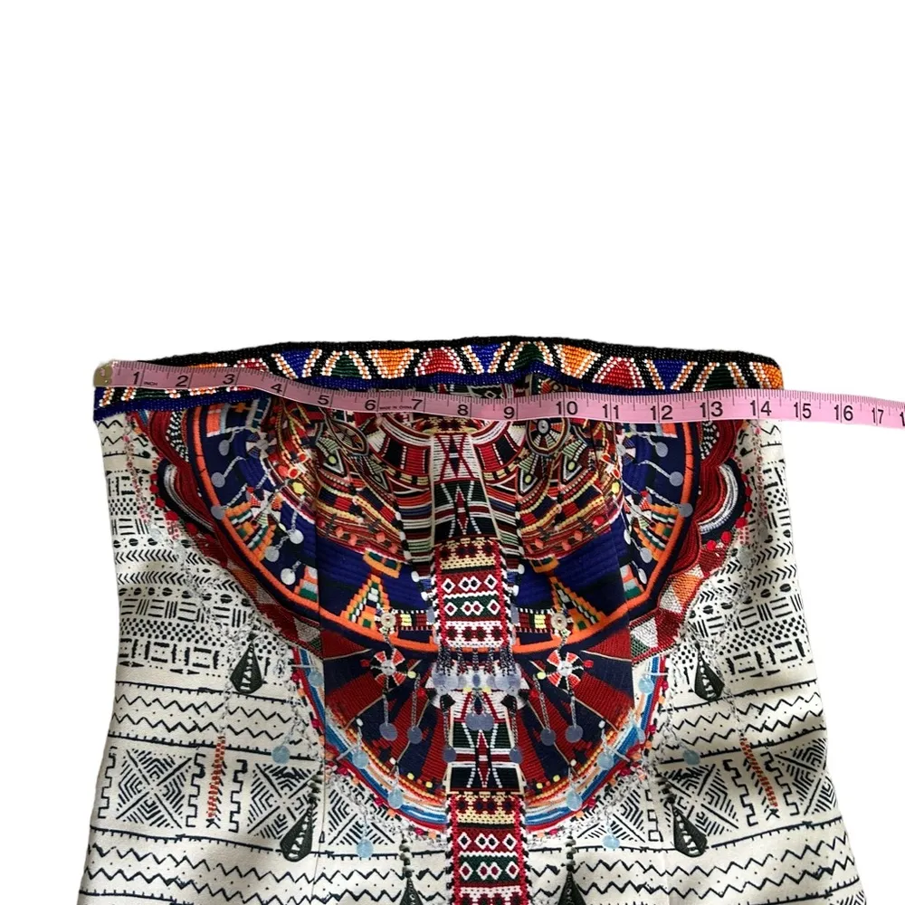 CAMILLA strapless dress with beaded neckline - Image 3