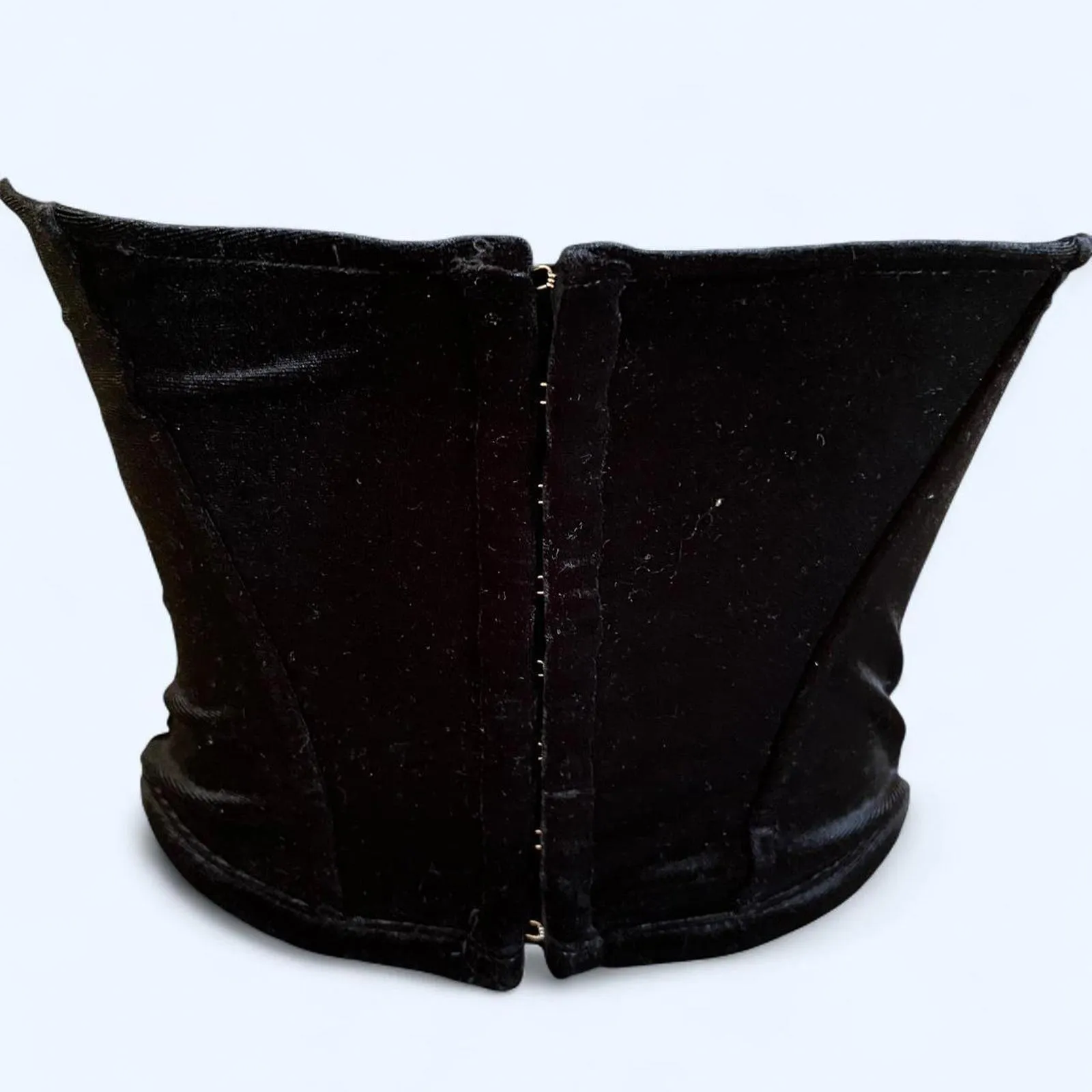 Zara Black velvet corset top Size Small - Image 5