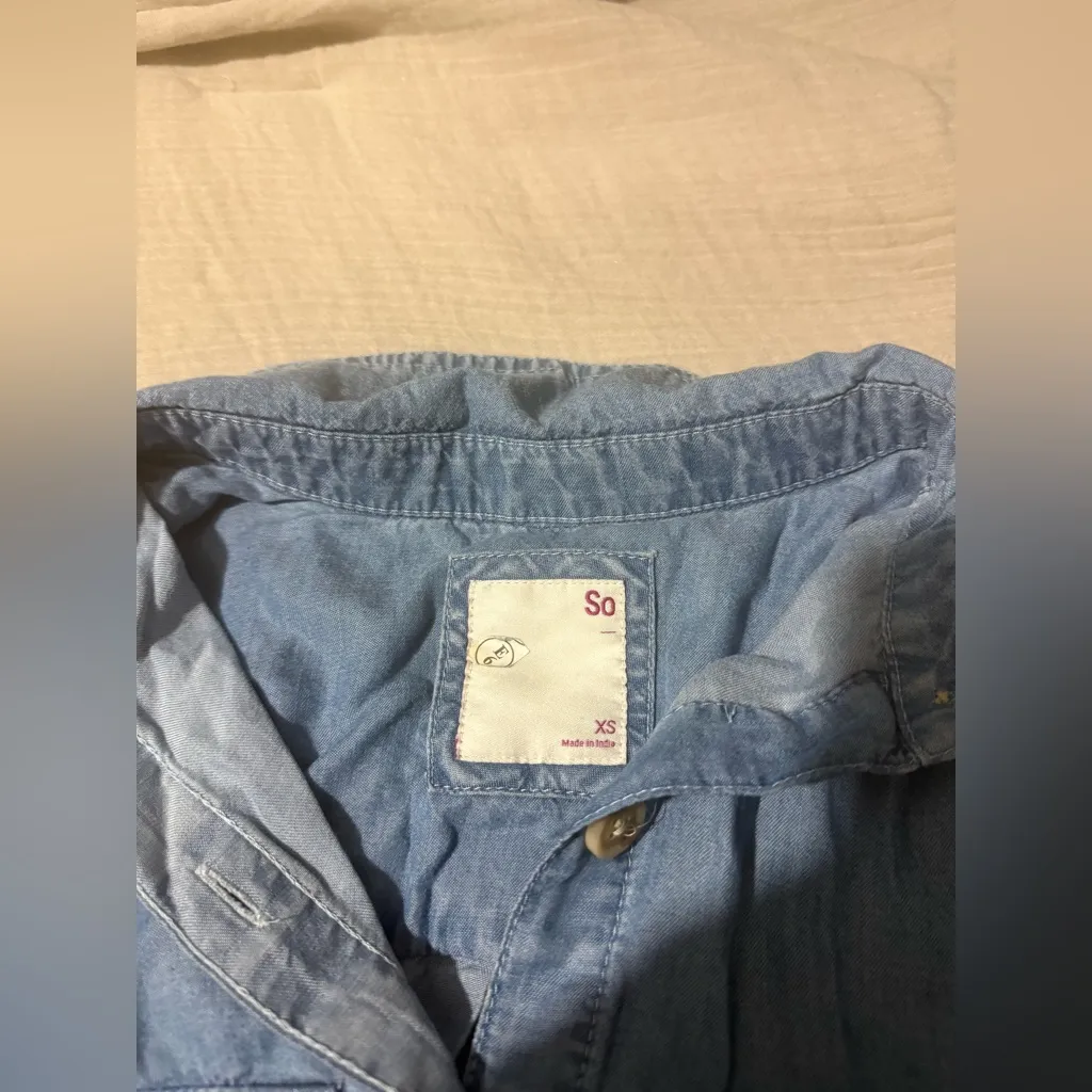 SO  Jean like dress, NWT - Image 3