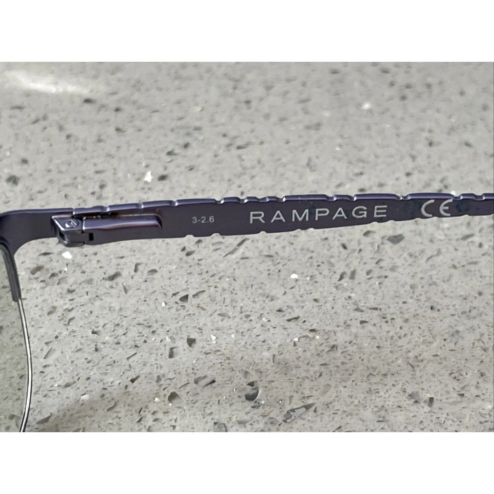 Rampage R174 BRN 51-17-135 Bronze Metal Half Rim Eyeglasses Frames ONLY - Image 6