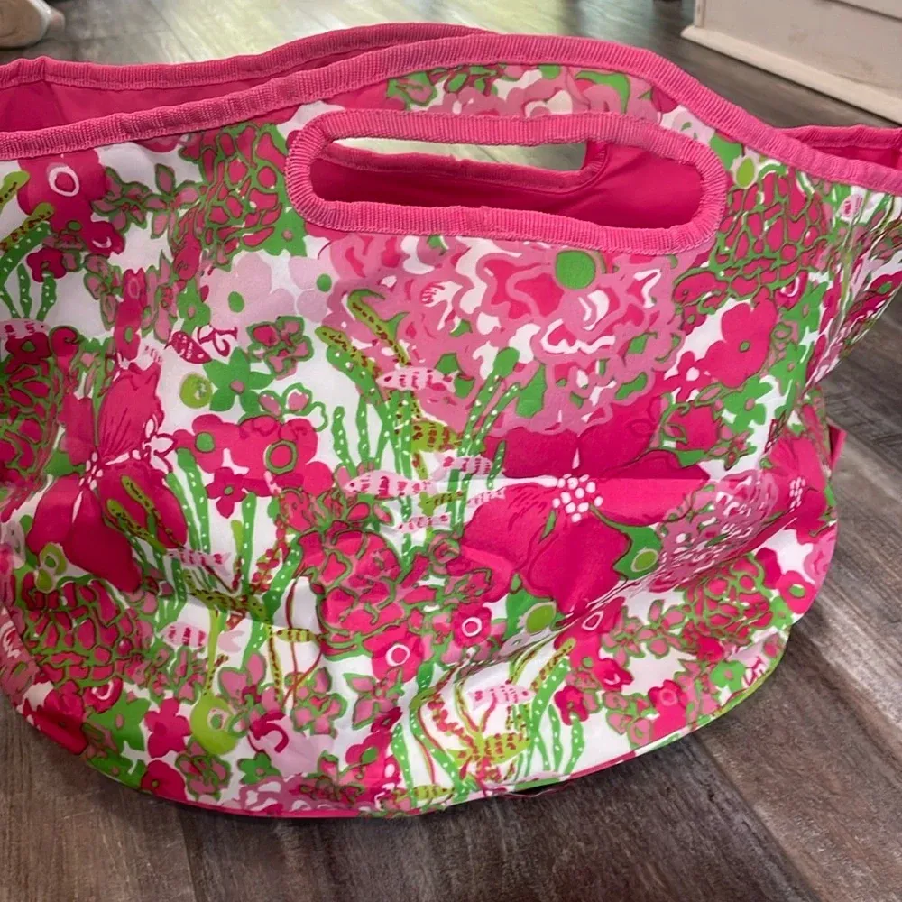 Lilly Pulitzer Beach Bag and Insulated Beverage Bucket Cooler Bag set - Image 3