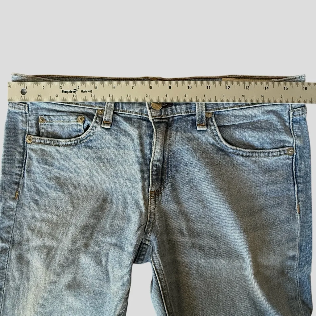 rag & bone The Dre Jeans Stoke Wash Style W1590K510 Color Sunset Women’s Size 28 - Image 10