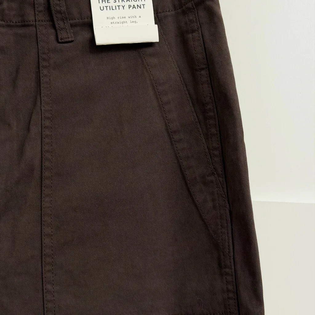 NWT Madewell Utility Straight-Leg Pants 28 - Image 4