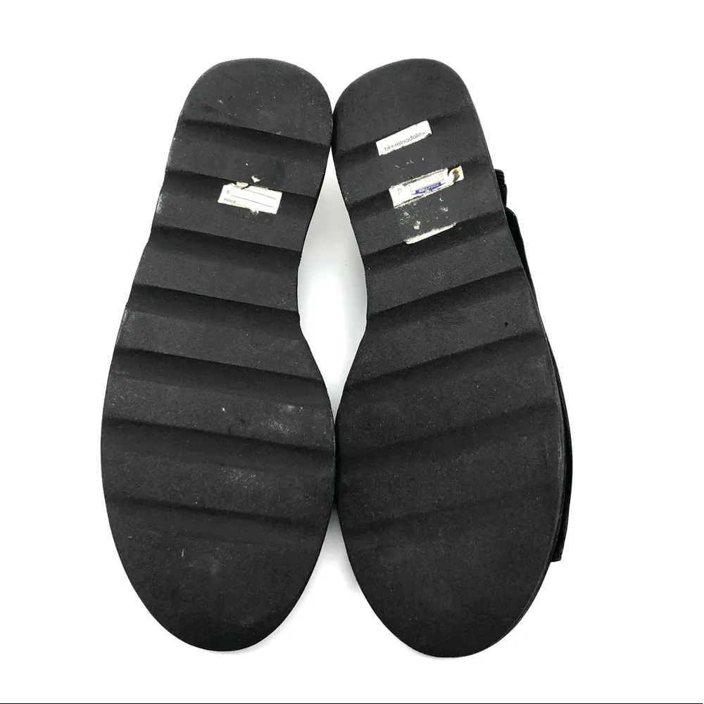 KENNETH COLE black chunky wedges,  size 8.5 - Image 7