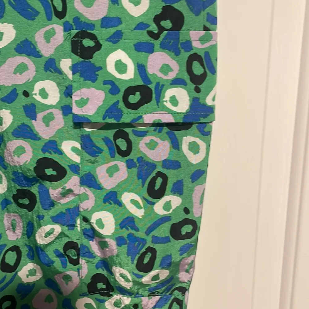 Utility Jazz Dot Green Cargo Pants Diane Von Furstenberg for Target New size XL - Image 3