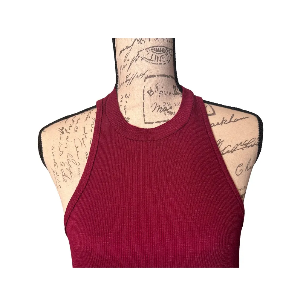 Intimately Free People Size Extra Small Wine Tank Top Red - Image 2