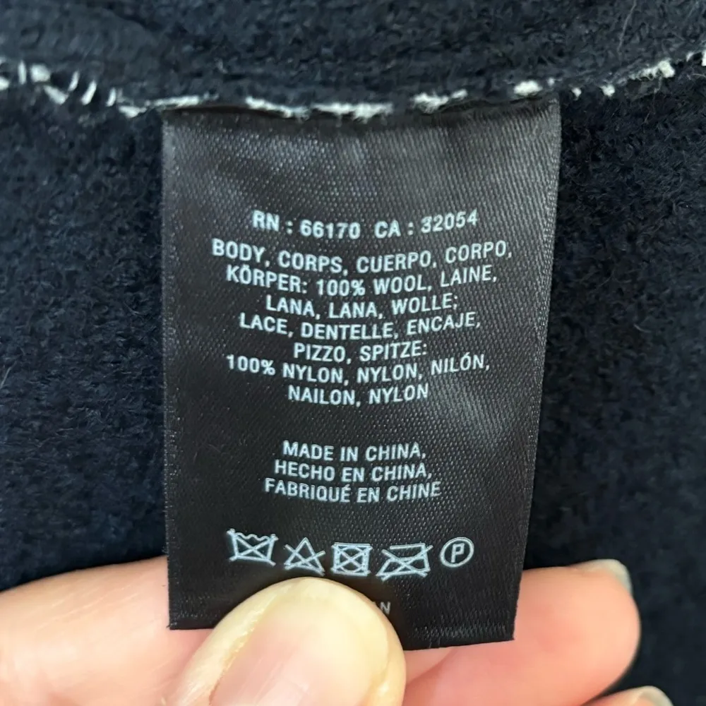 Anthropologie Angel of the North Wool cardigan Size Medium - Image 9