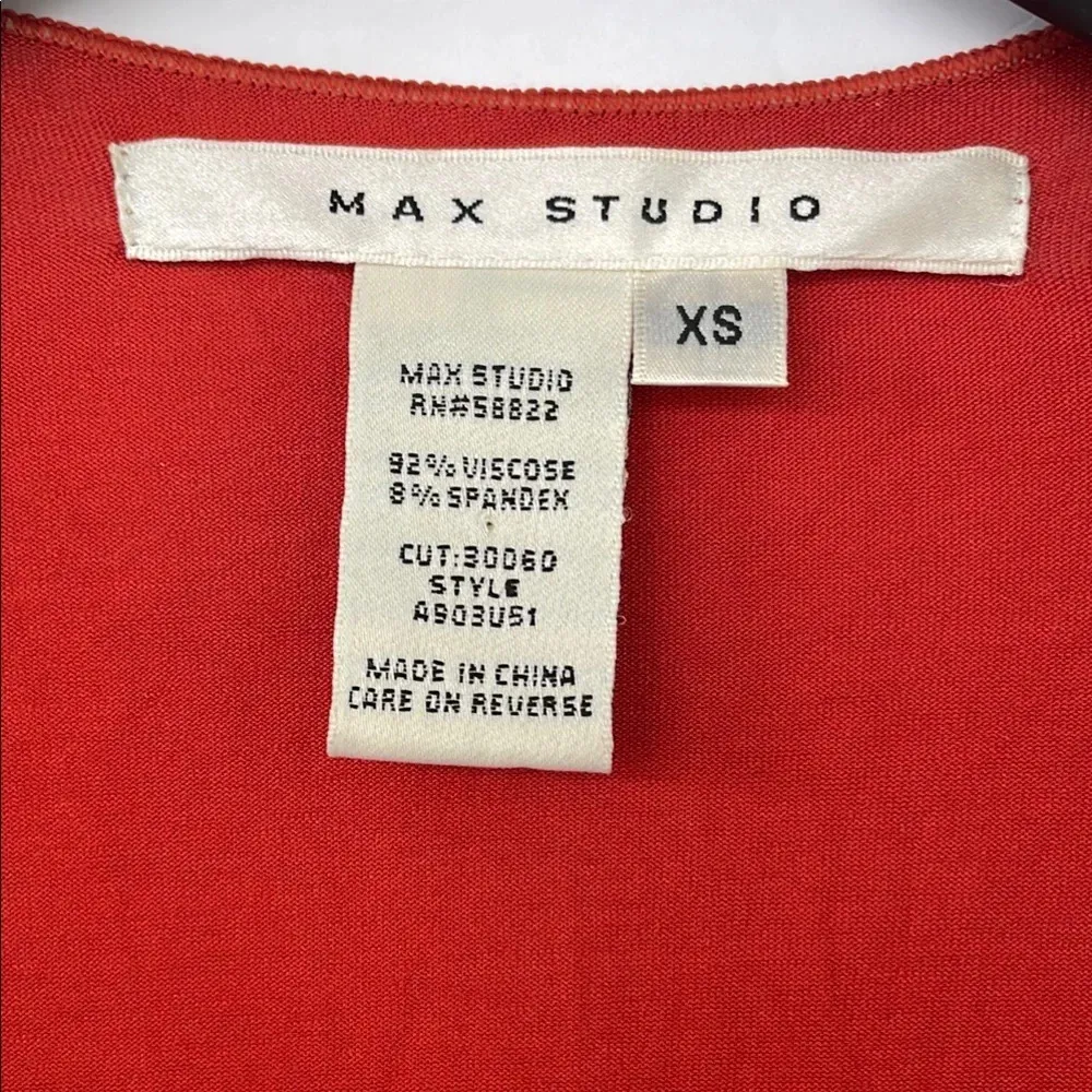 Max Studio Burnt Orange Sundress XS - Image 2