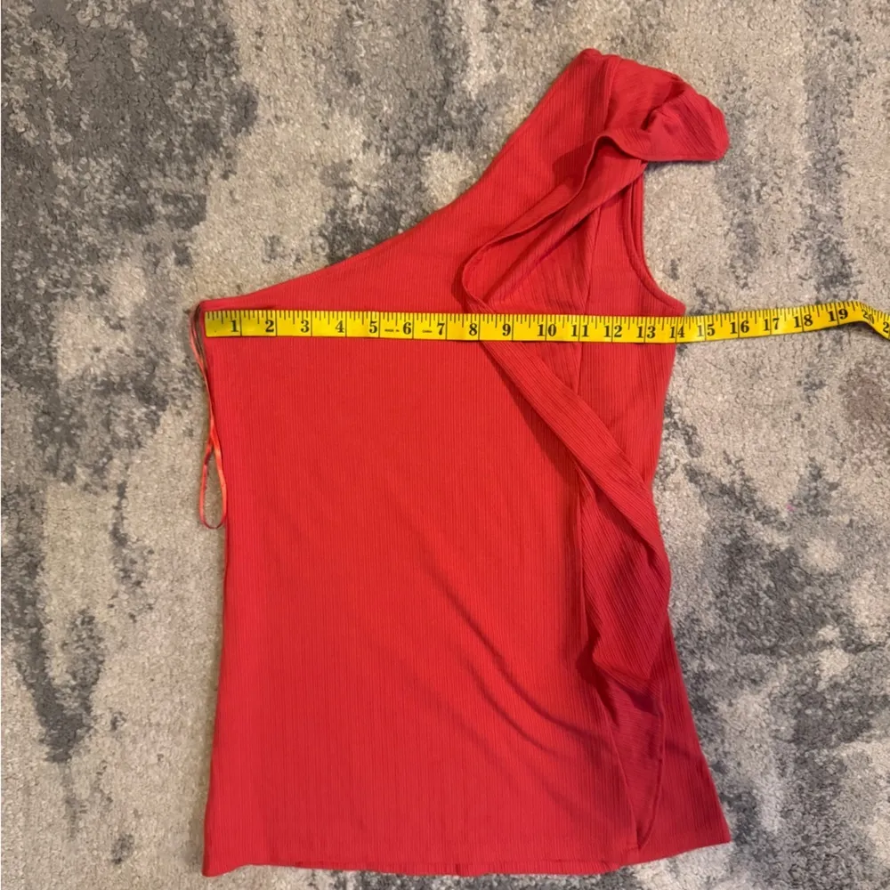 Nine West  One-Shoulder Red Top - Image 4