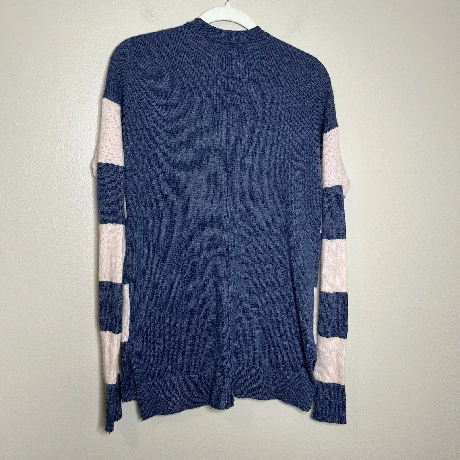 VINTAGE Y2K ABERCROMBIE & FITCH Wool Blend Cable Knit V-Neck Cardigan Pockets L - Image 10