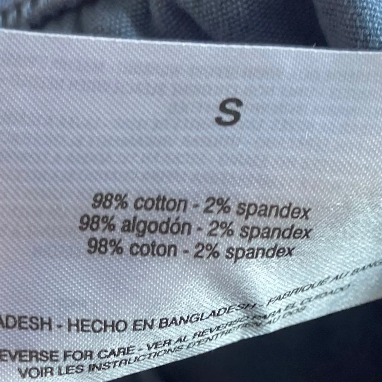 NEW GLORIA VANDERBILT High Waisted Utility Shorts Small Blue Elastic Waist - Image 5