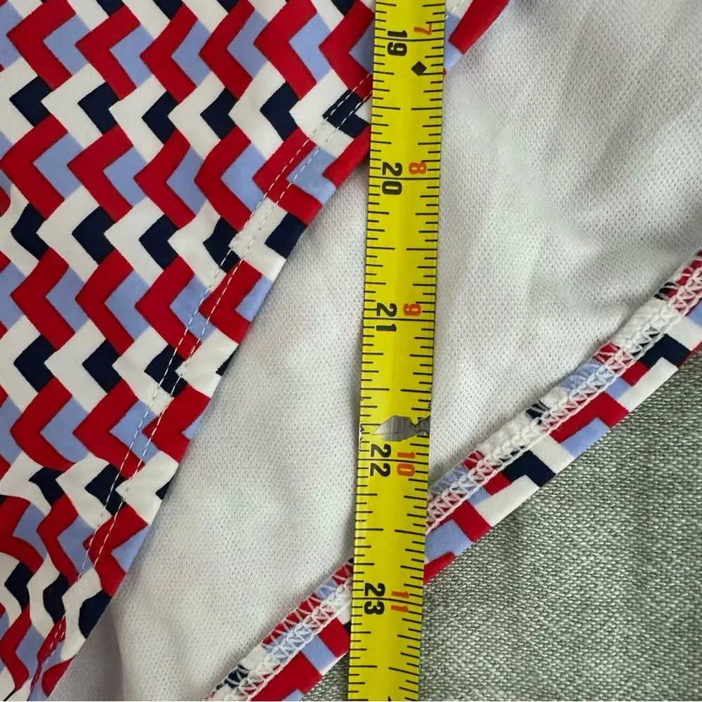 Kona Sol Women’s One Piece Chevron Print Swimsuit Size 18 NWOT - Image 7