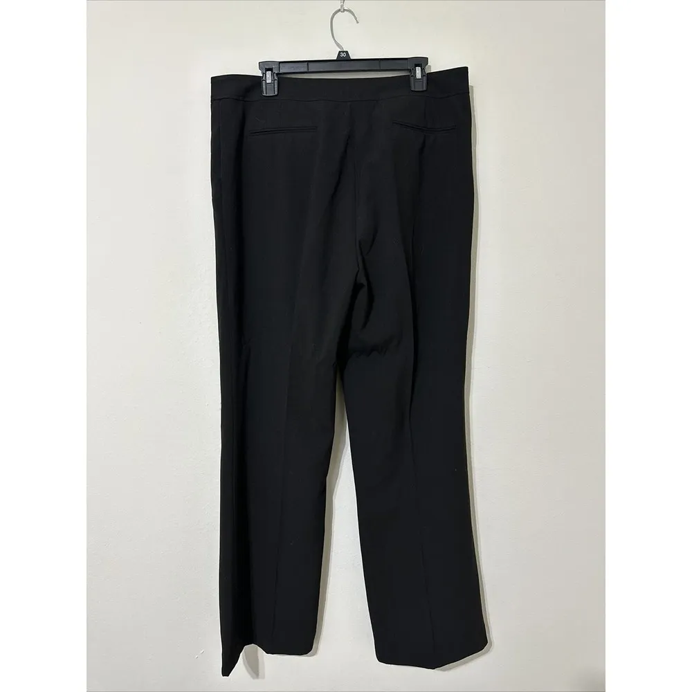 NYDJ Dress Pants Womens Plus 16W Black Bootcut Stretch Trouser High Rise A49 - Image 2