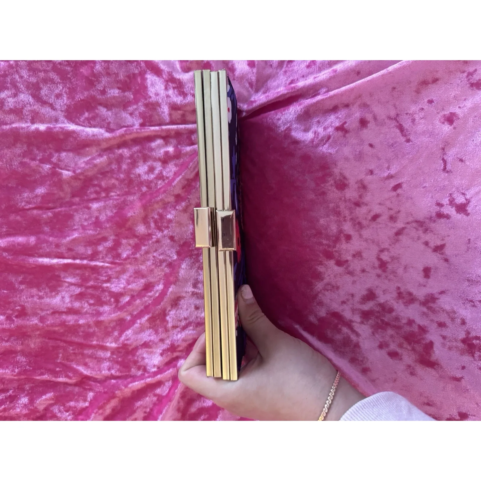 Betsey Johnson Betseyville Multicolor Floral Paisley Wallet Clutch Y2k 90s - Image 3