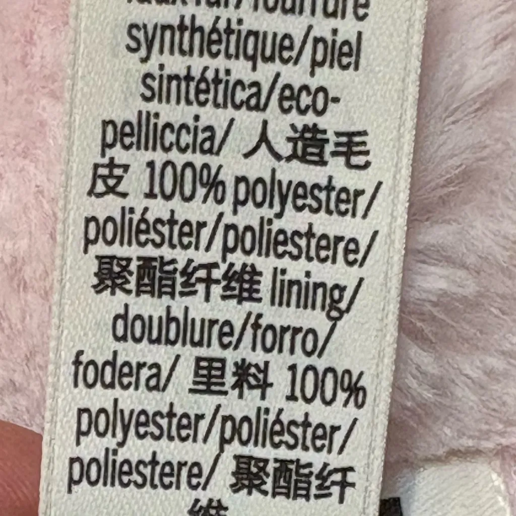 Victoria's VICTORIA Secret Angel PINK Cozy HEARTS Fluffy belted ROBE M L - Image 9