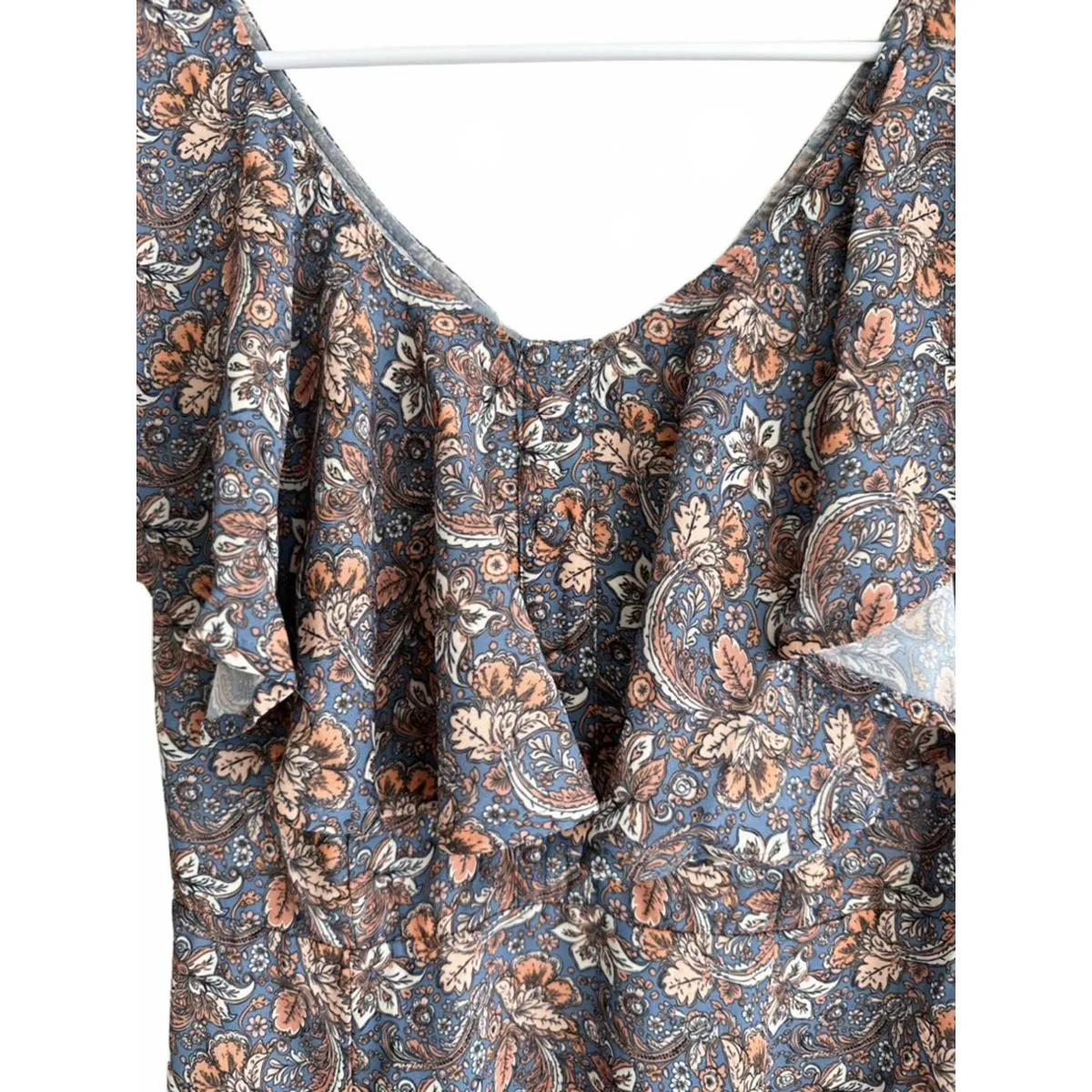 NWOT Wishlist Flutter Sleeve Mini Dress Apricot Small - Image 8