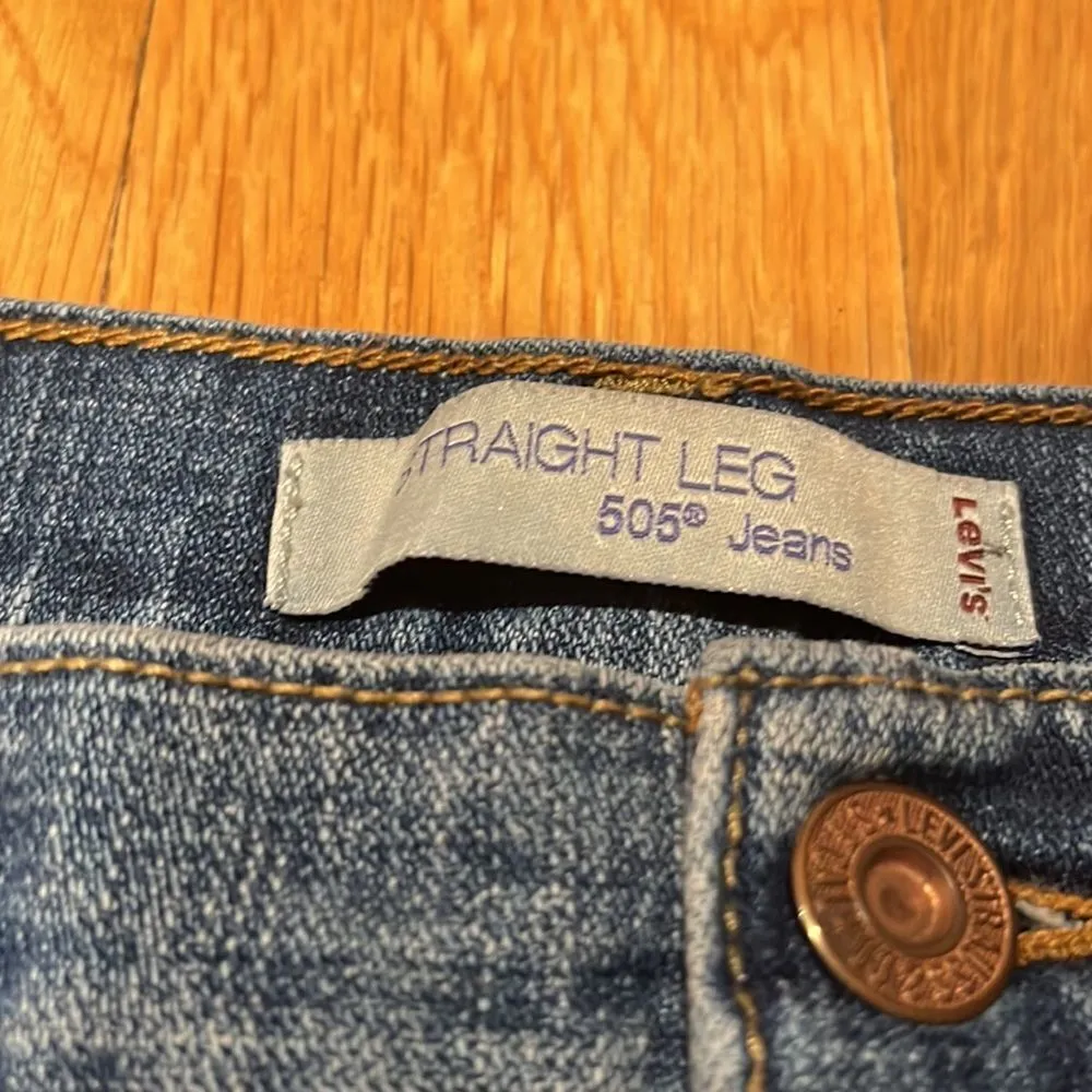 Levi’s  straight leg 505 jeans size 8 short . - Image 2