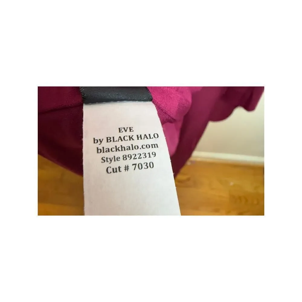NWT Black Halo Eve Jewel Ruffle Gown Sz. 4 - Image 10
