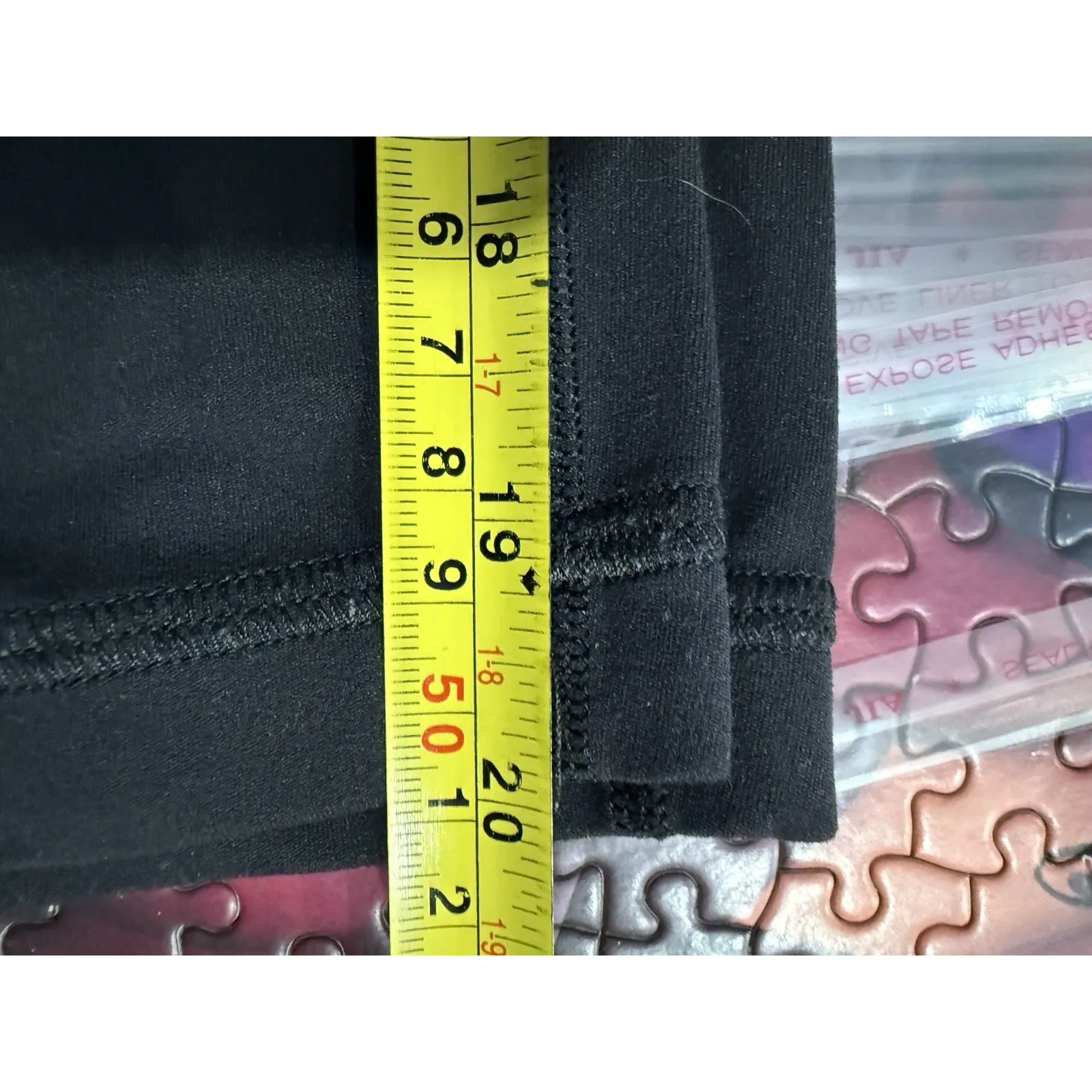 Lululemon Align High Rise Crop 21 inch Black Size 4 - Image 7