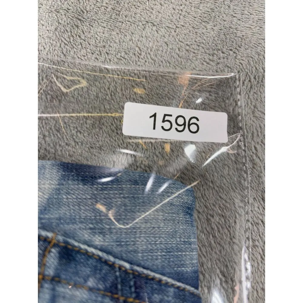 Gap 1969 Always Skinny Jeans Bleached Acid Distressed Denim Womens Size 28/6 - Image 12