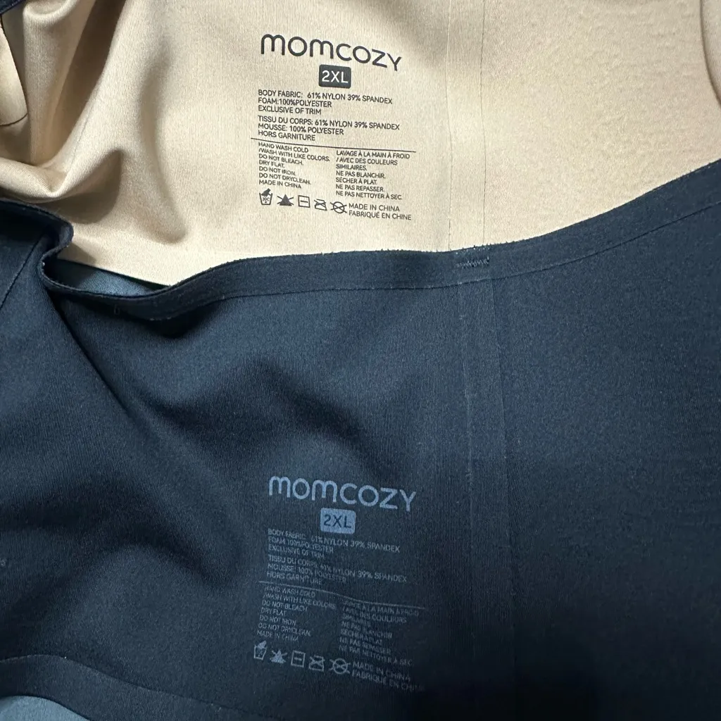 Momcozy Seamless Nursing Bra in Nude and Black size 2XL 38C 38D 38E 40A 40B - Image 10