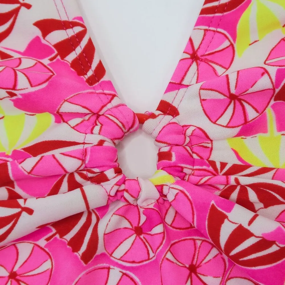 Vintage 90s Carolina Blues by Carolina Colors Beach Ball Tankini Top - Image 8