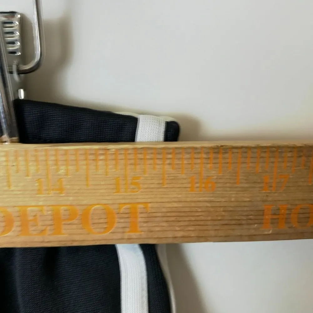 Adidas Track Pants Adult Black Medium Classic Jogger Windbreaker Tracksuit - Image 8