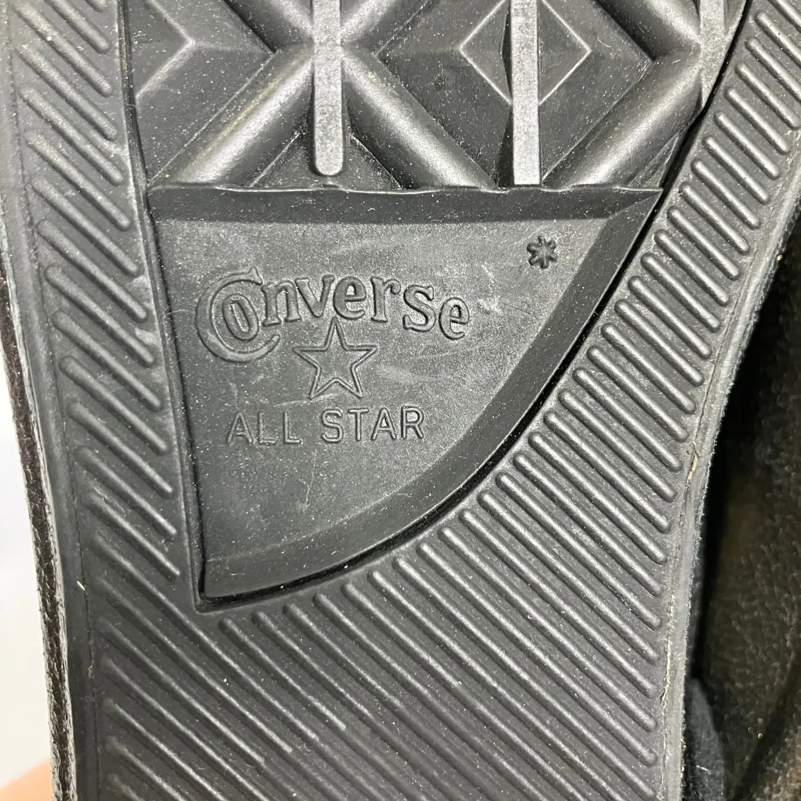 Converse high line ox metallic leather shroud sneakers punk gothic womens size 9 - Image 8