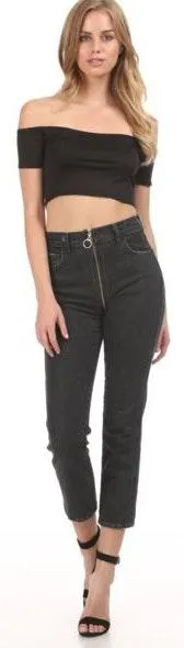 Revice Denim Yin Yang Blacks NWT - Image 2