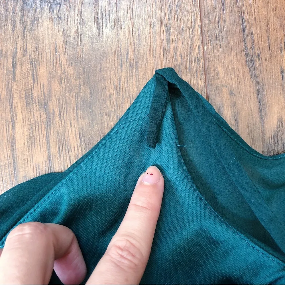 Birdy Grey • Jane Convertible Chiffon Dress bridesmaid formal Emerald green gown - Image 8