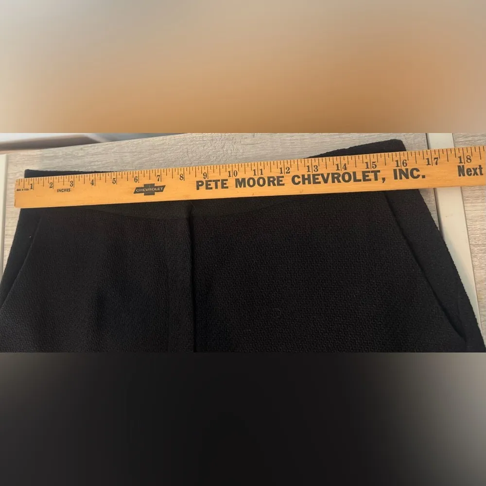 NAKD Structured Suit pant Cropped Flared Textured Office Career NWT 44 US 14 Black - Image 9