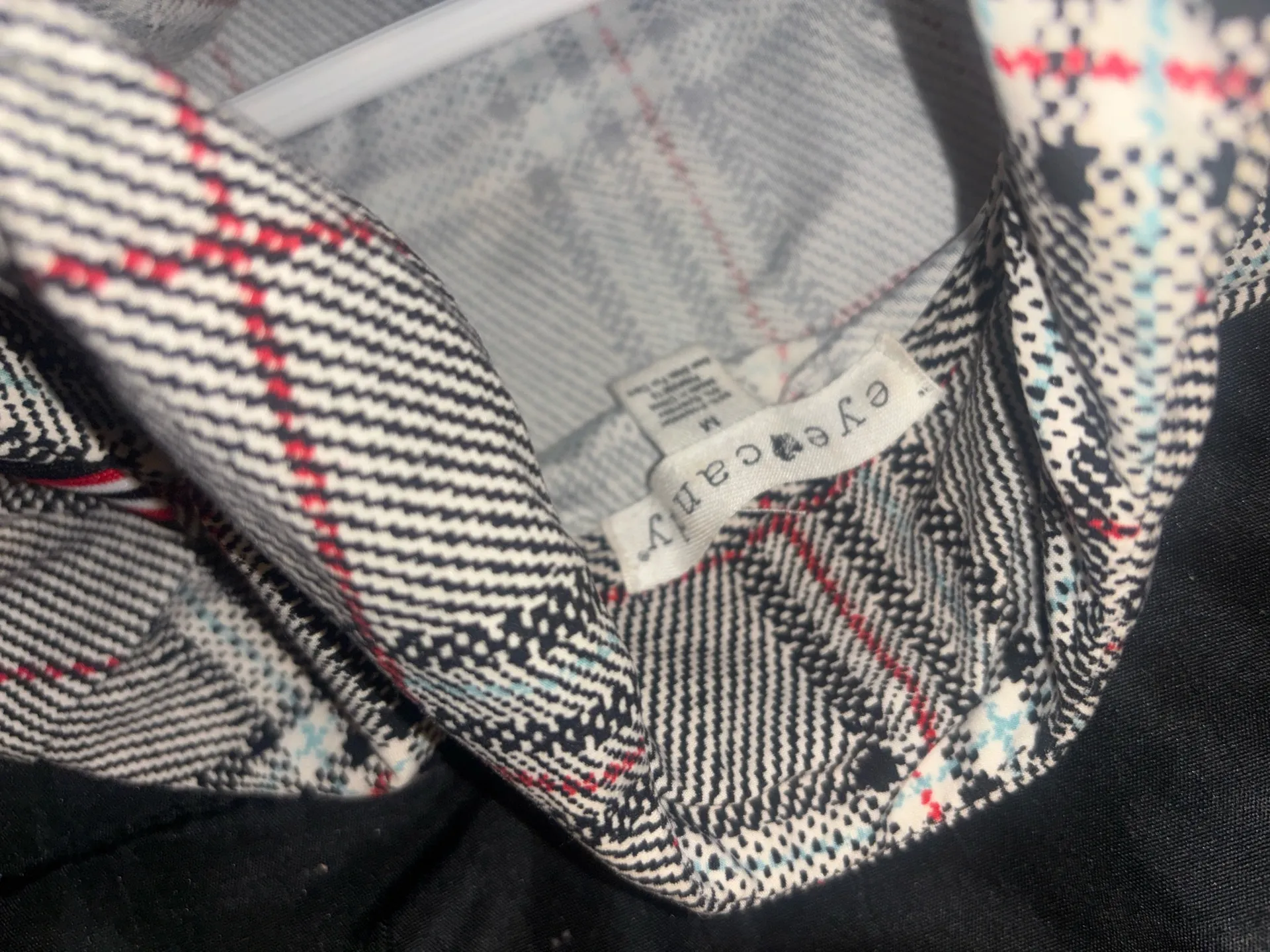 Eye Candy Dress Women’s Plaid long sleeve size medium  - Image 7