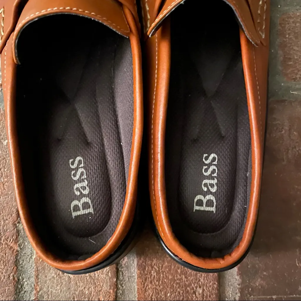 Bass Jupiter Women’s Slip On Mules Brown Size 8.5 - Image 5