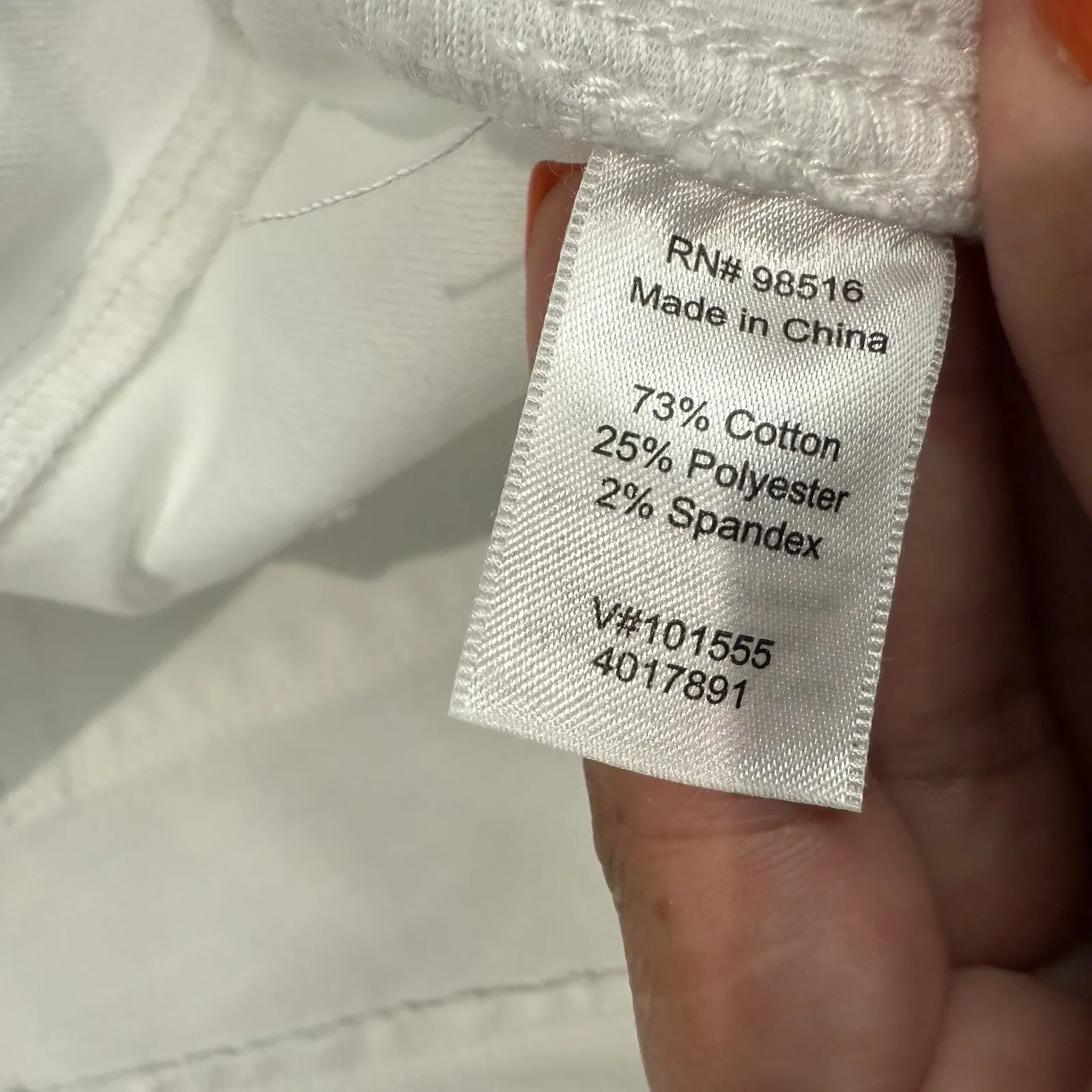 Coldwater‎ Creek Women's White Straight Leg Jeans Size 20 - Image 4