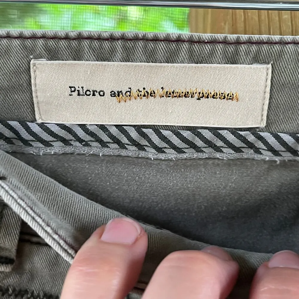 Anthropologie Pilcro And The Letterpress Taupe Utility Pants Size 12 - Image 8