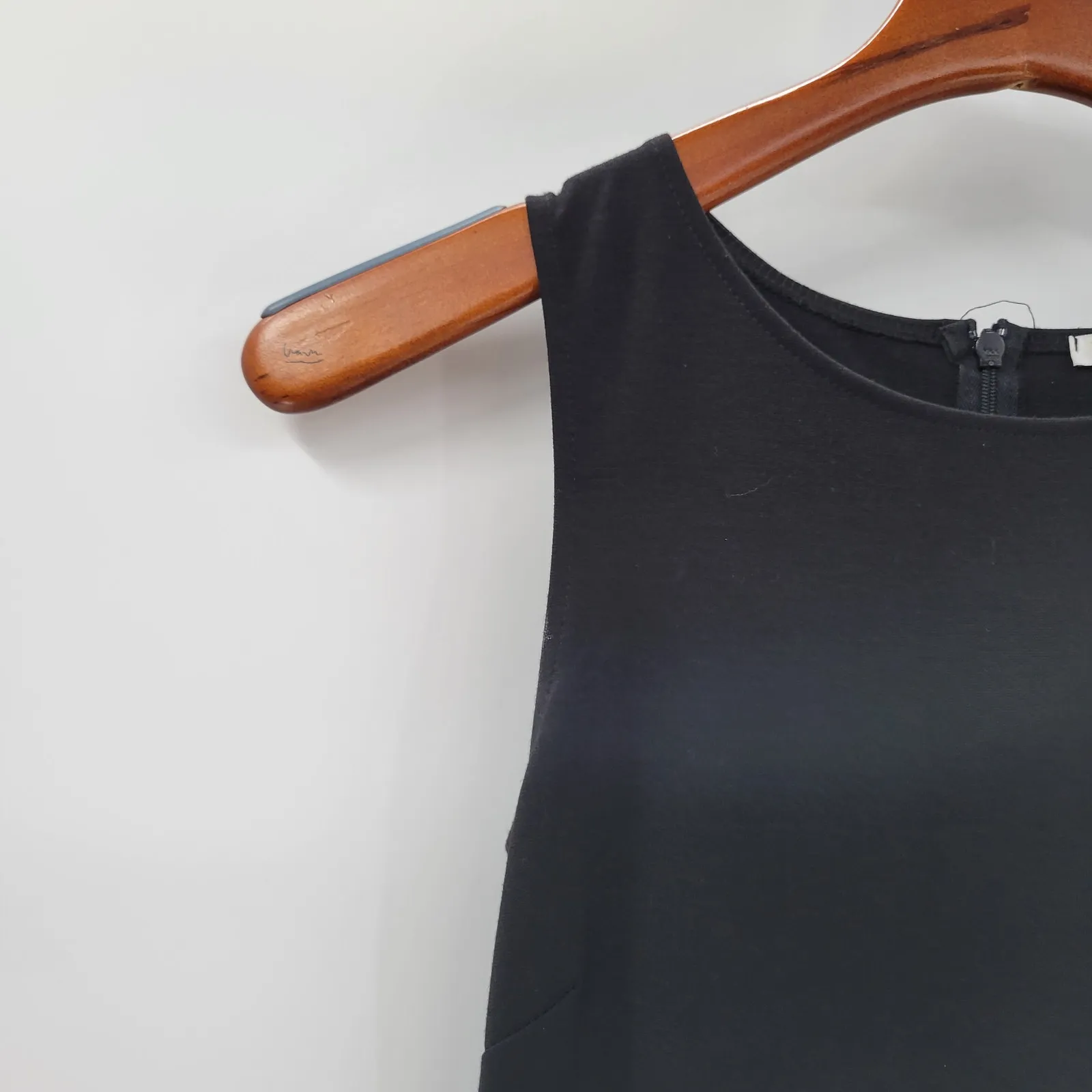 Bar III Womens Dress XS Black White Sleeveless Fit & Flare‎ A Line Stretch Mini - Image 7