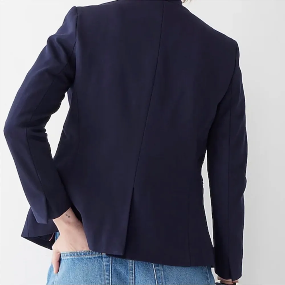 J.Crew  Going Out Blazer Navy Blue Size 00 Collegiate - Image 11