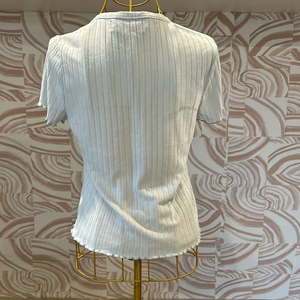 Code X Mode Light Blue Tight Fitting Shirt Size XL - Image 2