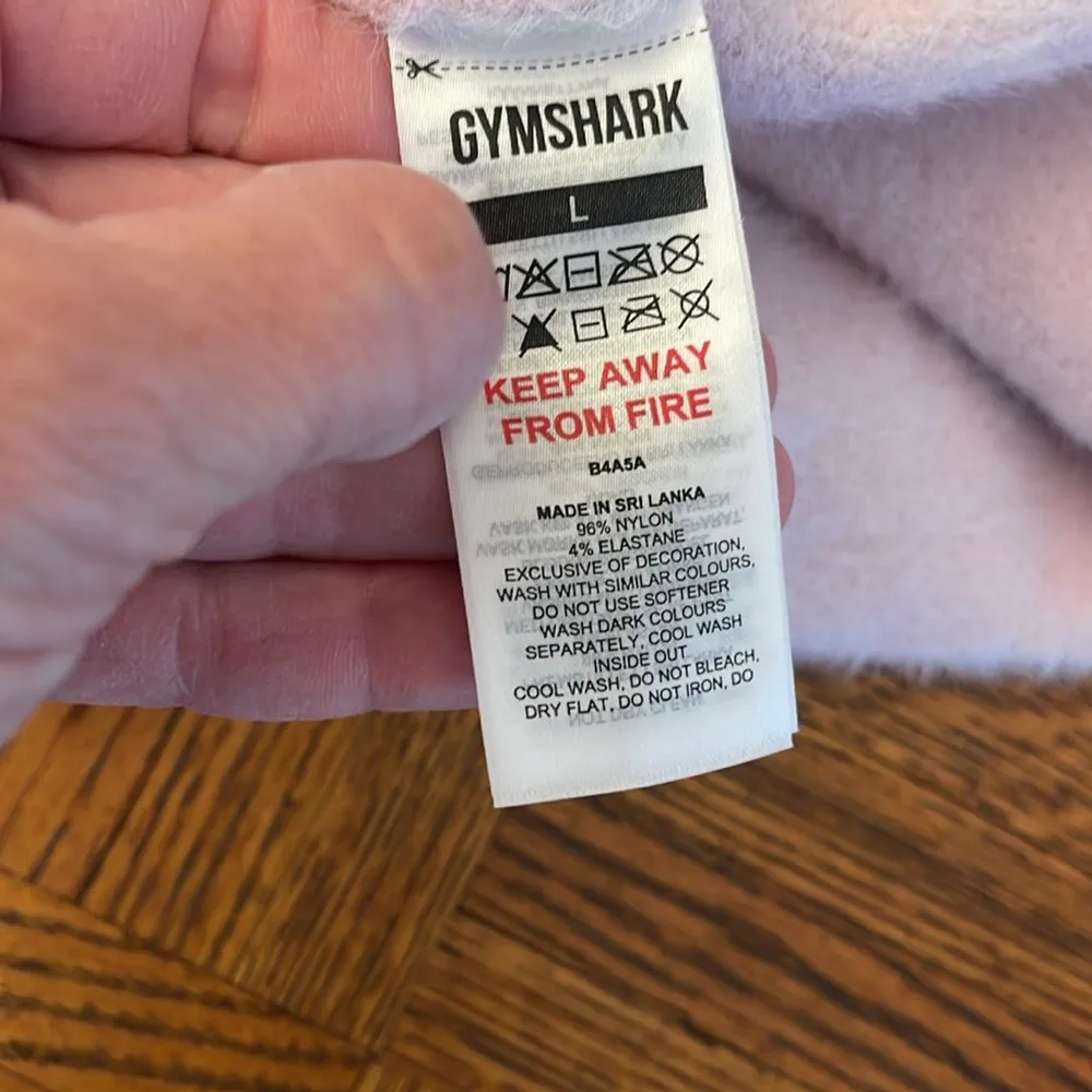 GymShark Whitney Simmons eyelash knit Fuzzy Halter Top Large - Image 7