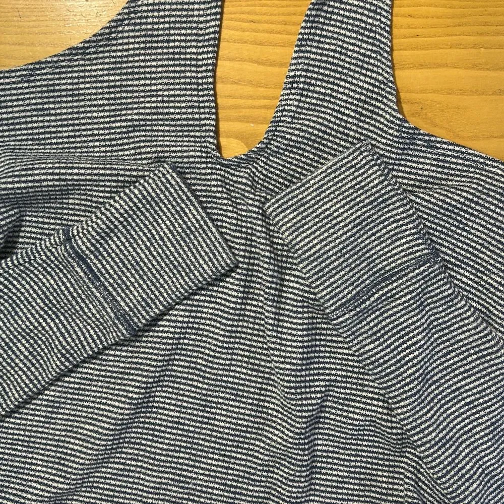 Abercrombie & Fitch Striped Tie-Front Long Sleeve Top, Knit, Women's‎ Small - Image 3