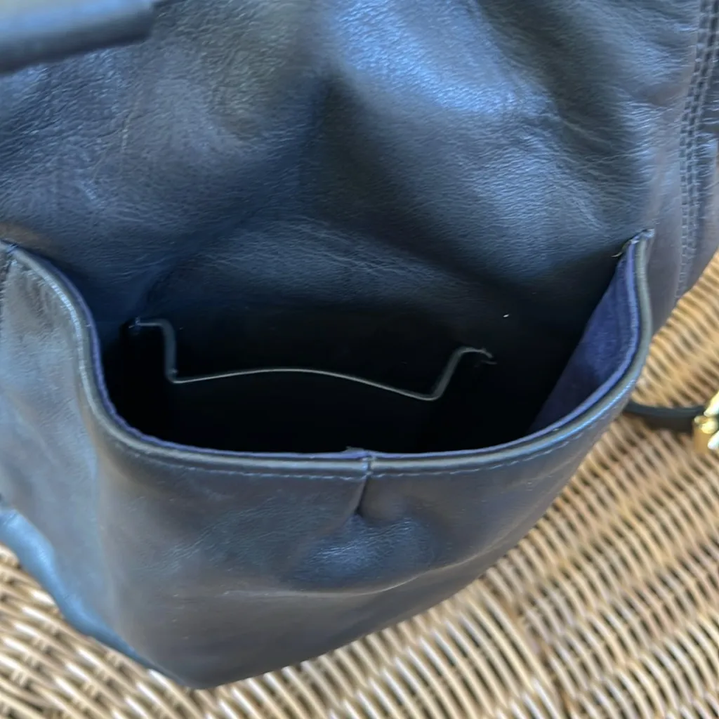 Retail $1,495 VALLAS Los Angeles black leather backpack. Sold out in stores. - Image 8