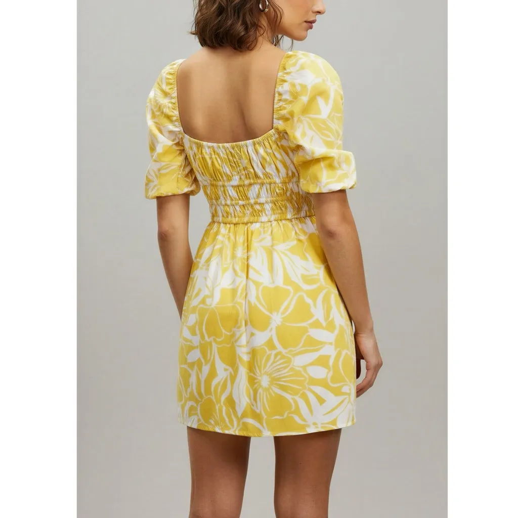 FAITHFULL THE BRAND Marinelli Mini Dress, El Marsa Floral, XS - Image 2