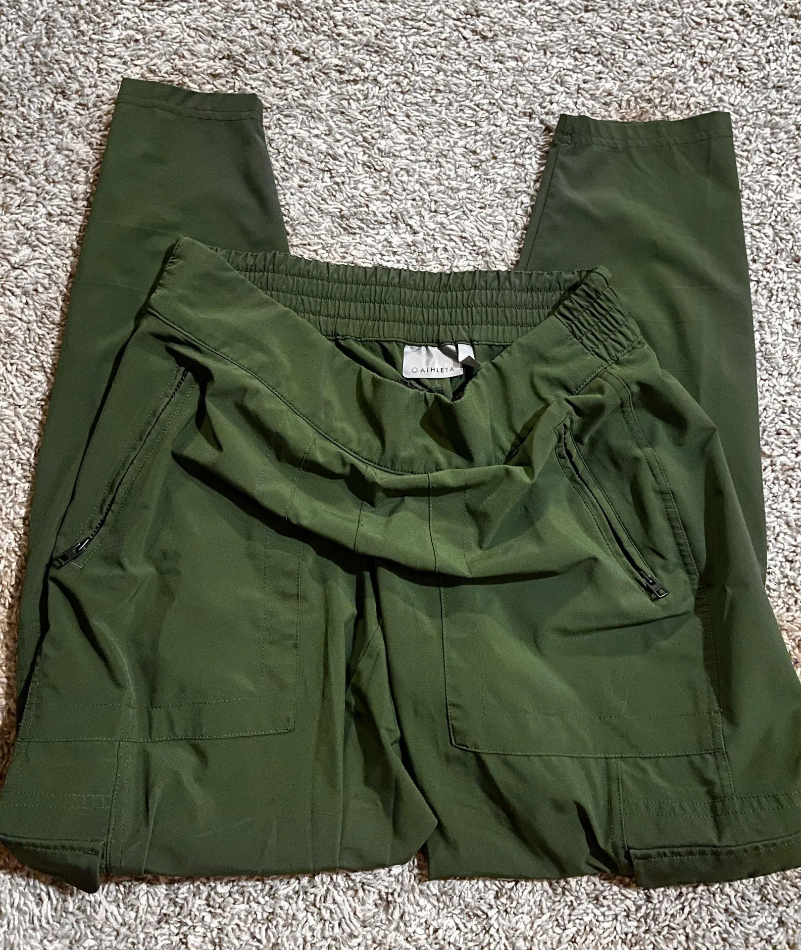 Athleta Green Cargo pants - Image 3