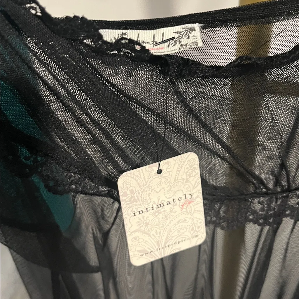 Free People NWT Madeline Mesh Maxi Slip - small - Image 6