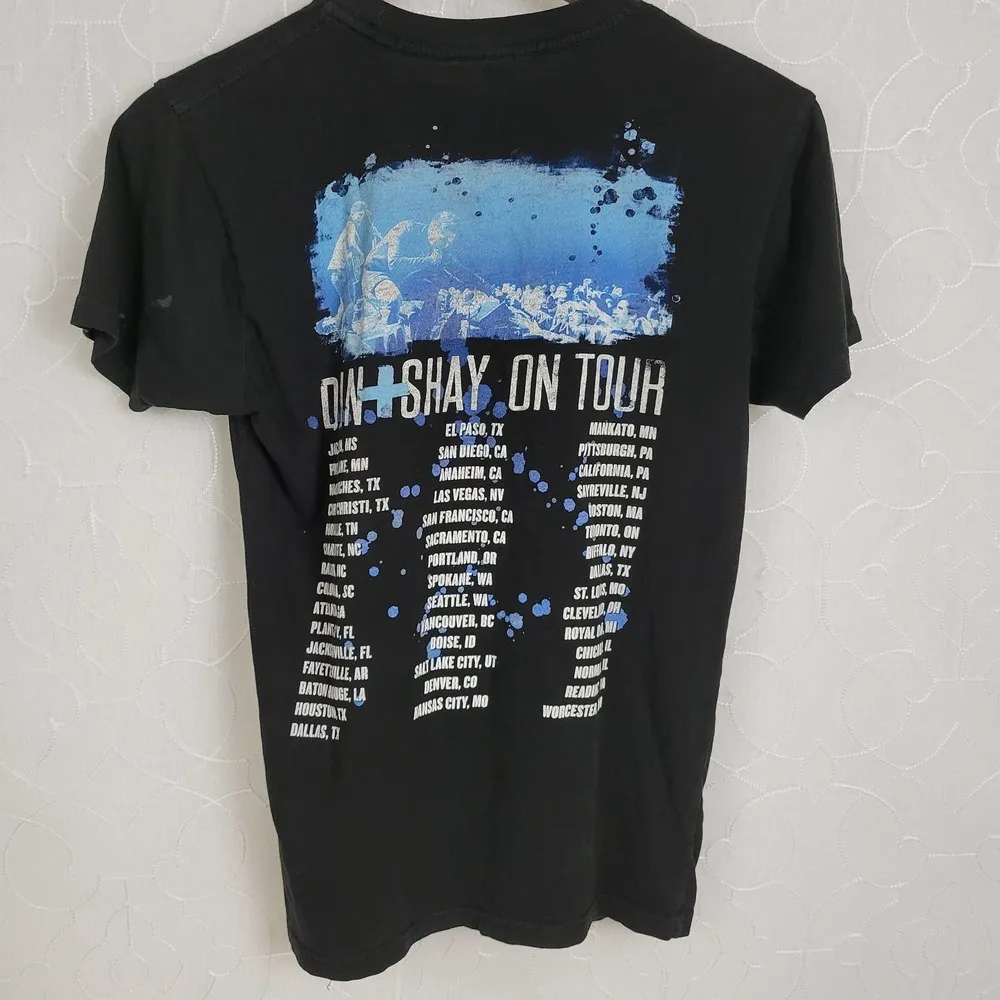 Dan & Shay Womens Shirt Size Small Black Concert Tour Country Music Crewneck - Image 22