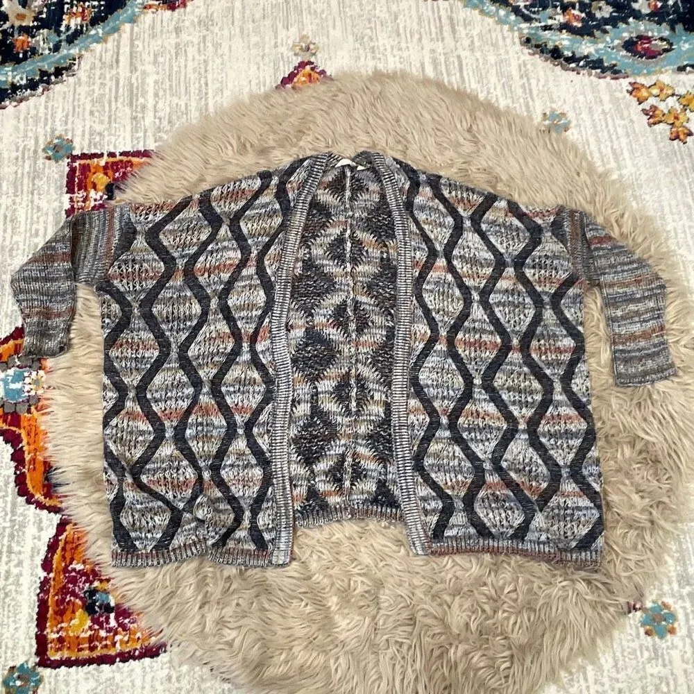 Soft surroundings wool oversized open cardigan - Image 2