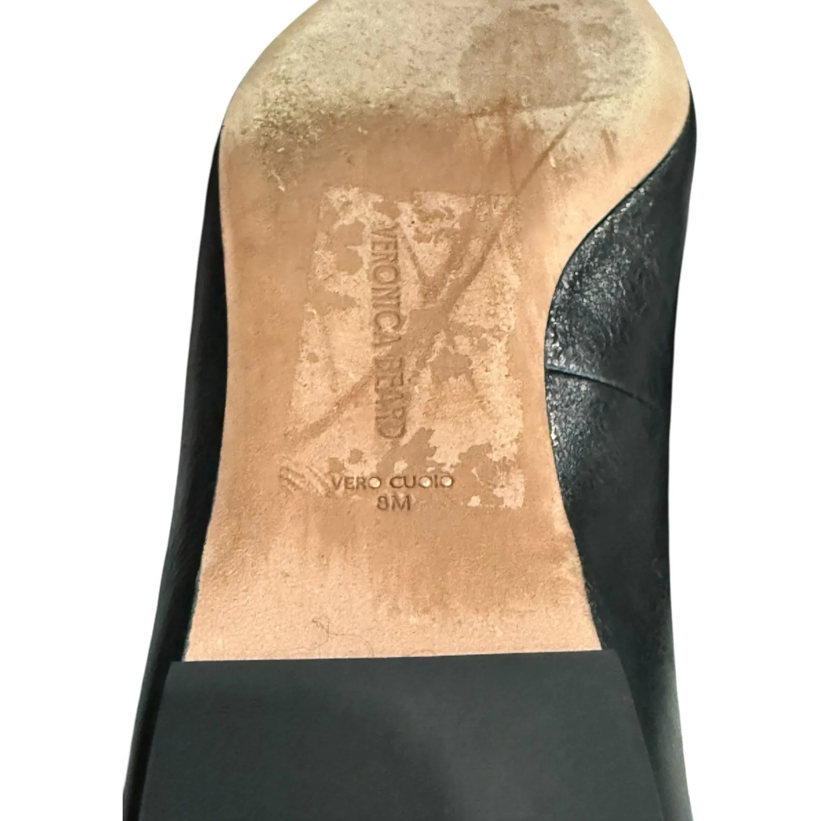 Veronica Beard Women's Size 8 Black Leather Catherine Bow Ballet Flats $345 - Image 10