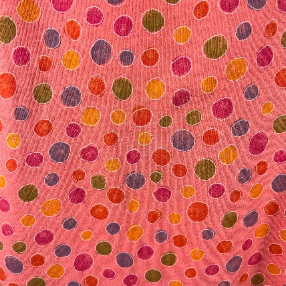 Fresh Produce Pink Polka Dot Sleeveless Dress Women's Size Medium - Image 4